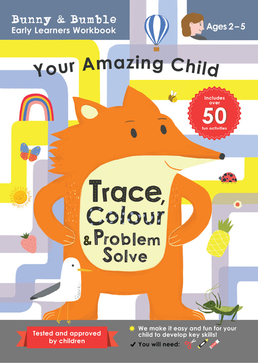 Watch your child light up as they explore pages that transform games they’ll love into learning.  Whilst they are enjoying tracing, drawing, colouring, solving puzzles, and more they will be honing a range of important skills including fine motor, early maths, language, and analytical thinking. We make it easy and fun for your child to develop key abilities!